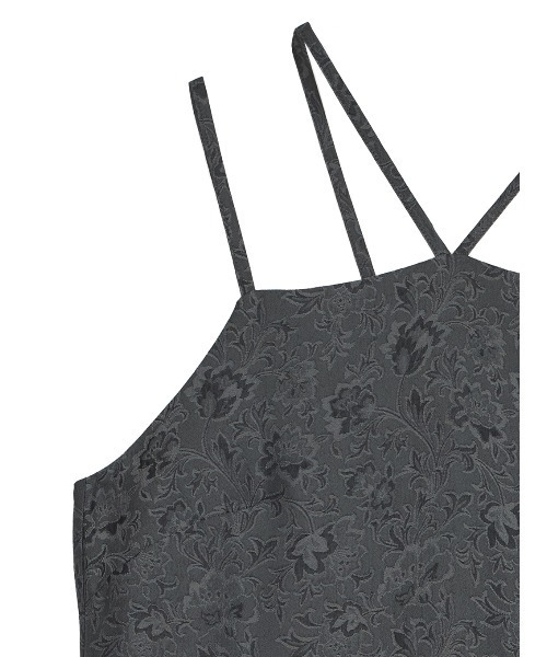 Ameri(アメリ)の「LILY JACQUARD DRESS(ワンピース・レディース・アイボリー/スミクロ/マスタード・SMALL/MEDIUM)」の9枚目の写真