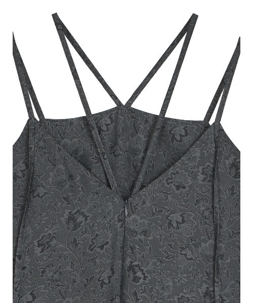 Ameri(アメリ)の「LILY JACQUARD DRESS(ワンピース・レディース・アイボリー/スミクロ/マスタード・SMALL/MEDIUM)」の6枚目の写真