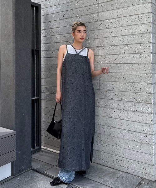 ワンピース ameri vintege vintage jacquard dress LILY JACQUARD DRESS（ワンピース）｜Ameri（アメリ）の