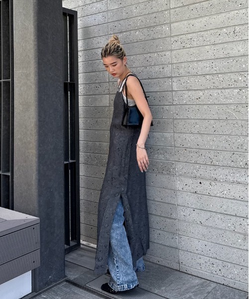 ワンピース ameri vintege vintage jacquard dress LILY JACQUARD DRESS（ワンピース）｜Ameri（アメリ）の