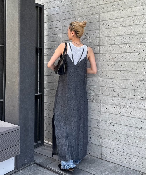 Ameri VINTAGE JACQUARD DRESS 代官山店限定 Ameri vintage VINTAGE JACQUARD DRESS