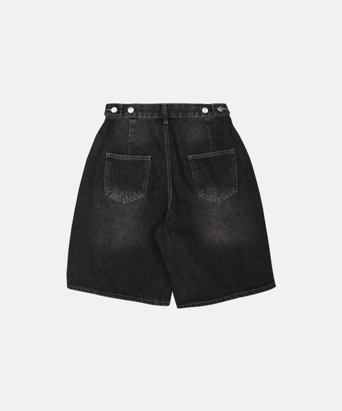 3.3 Field Trip （3.3フィールドトリップ）の「3.3Field Trip／サイドボタンデニム（デニムパンツ・レディース・ブラック・SMALL）」の22枚目の写真