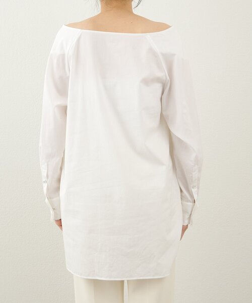Whim Gazette ブロードオフショルダーブラウス ブロードオフショルダーブラウス（シャツ/ブラウス）｜Whim