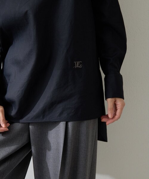 Whim Gazette（ウィムガゼット）の「ブロードオフショルダーブラウス（シャツ/ブラウス・レディース・オフホワイト/サックスブルー/ブラック・FREE）」の19枚目の写真