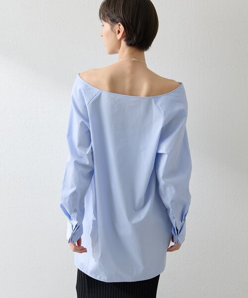 ブロードオフショルダーブラウス（シャツ/ブラウス）｜Whim Gazette