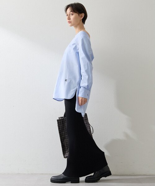 ブロードオフショルダーブラウス（シャツ/ブラウス）｜Whim Gazette