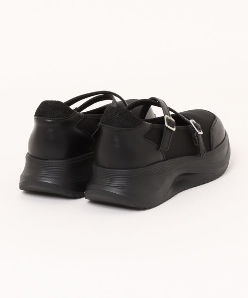 あしながおじさん（アシナガオジサン）の「厚底バレエシューズ　4810001（スニーカー・レディース・ガンメタ/ダークグレー/ブラック/シルバー・23.5cm/22.5cm/24.5cm/23cm/24cm）」の5枚目の写真