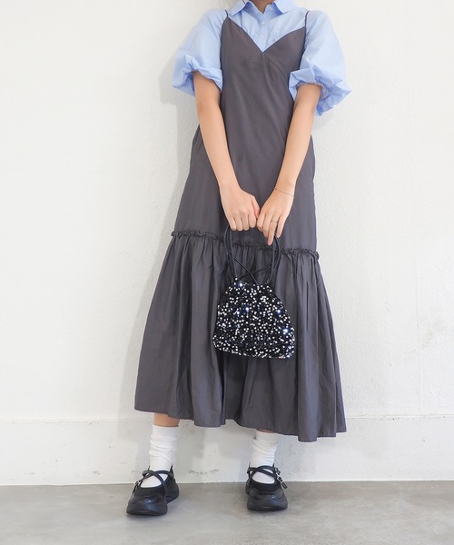 あしながおじさん（アシナガオジサン）の「厚底バレエシューズ　4810001（スニーカー・レディース・ガンメタ/ダークグレー/ブラック/シルバー・23.5cm/22.5cm/24.5cm/23cm/24cm）」の20枚目の写真