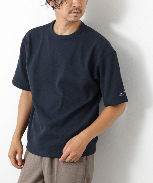 NOLLEY’S(ノーリーズ)の「【IRM】《吸水速乾/UVカット》超軽量ワッフル クジラT 25SS(Tシャツ/カットソー・メンズ・ホワイト/ベージュ/ネイビー・S/M/L/XL)」の22枚目の写真