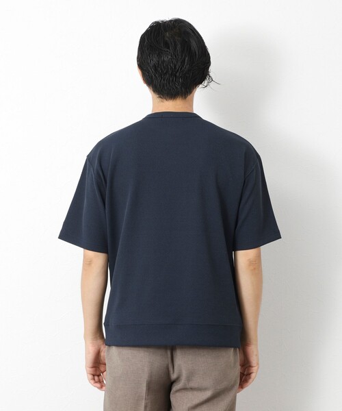 NOLLEY’S(ノーリーズ)の「【IRM】《吸水速乾/UVカット》超軽量ワッフル クジラT 25SS(Tシャツ/カットソー・メンズ・ホワイト/ベージュ/ネイビー・S/M/L/XL)」の18枚目の写真