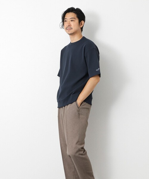 NOLLEY’S(ノーリーズ)の「【IRM】《吸水速乾/UVカット》超軽量ワッフル クジラT 25SS(Tシャツ/カットソー・メンズ・ホワイト/ベージュ/ネイビー・S/M/L/XL)」の16枚目の写真