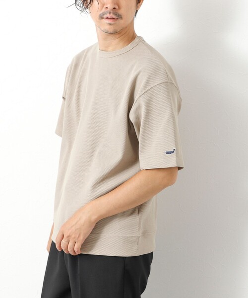 NOLLEY’S(ノーリーズ)の「【IRM】《吸水速乾/UVカット》超軽量ワッフル クジラT 25SS(Tシャツ/カットソー・メンズ・ホワイト/ベージュ/ネイビー・S/M/L/XL)」の13枚目の写真