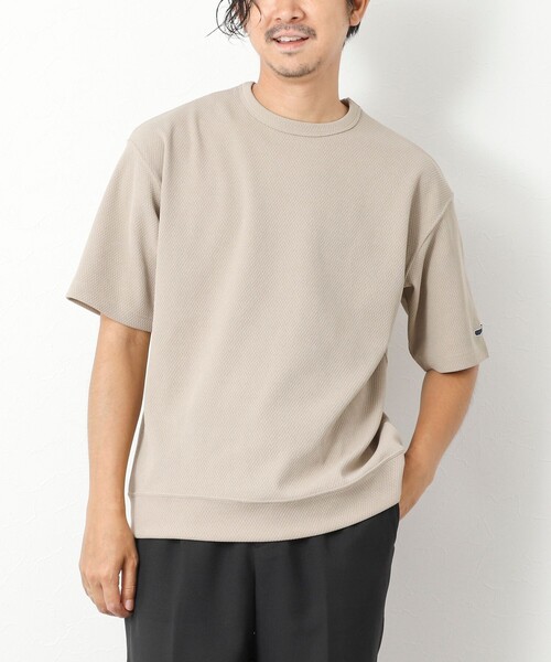 NOLLEY’S(ノーリーズ)の「【IRM】《吸水速乾/UVカット》超軽量ワッフル クジラT 25SS(Tシャツ/カットソー・メンズ・ホワイト/ベージュ/ネイビー・S/M/L/XL)」の11枚目の写真