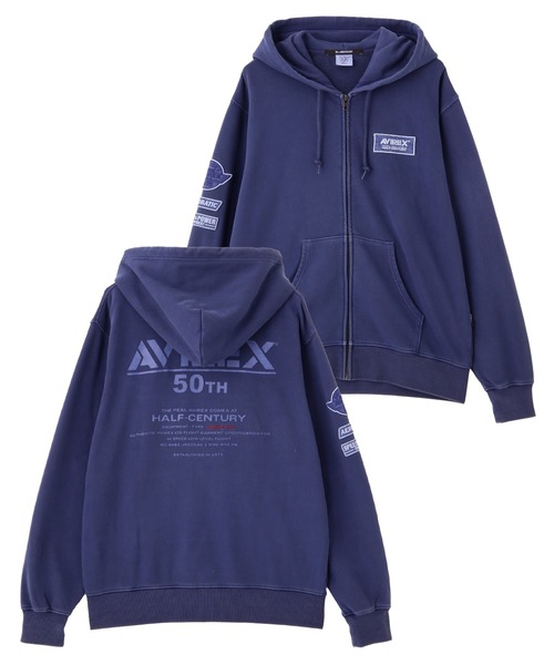 Eveの日 青フーディパーカー org.jpg