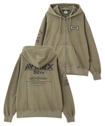 AVIREX｜アヴィレックスのパーカー（グリーン・カーキ/緑色系）通販