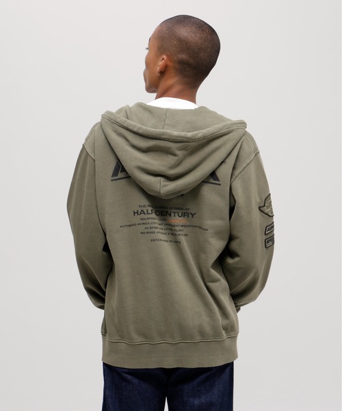 AVIREX(アヴィレックス)の「《50th Anniversary》FADE WASH ZIP UP PARKA / 50周年 フェイドウォッシュ ジップアップ パーカー / AVIREX / アヴィレックス(パーカー・メンズ・チャコール/ネイビー/オレンジ/オリーブ・MEDIUM/LARGE/X-LARGE/XX-LARGE)」の20枚目の写真