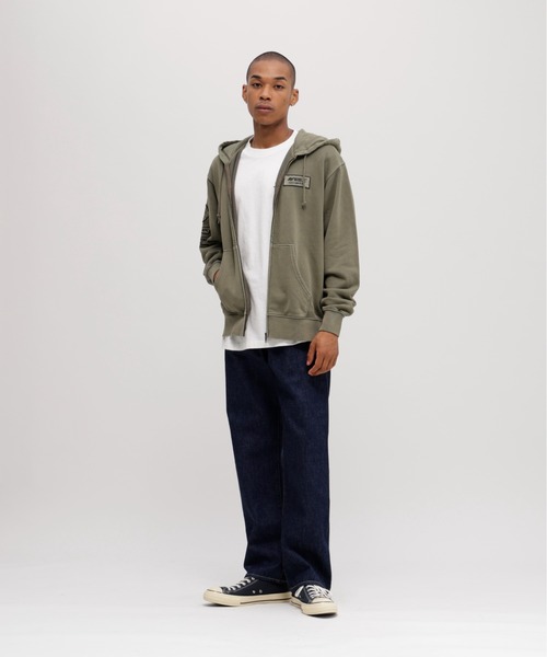 AVIREX(アヴィレックス)の「《50th Anniversary》FADE WASH ZIP UP PARKA / 50周年 フェイドウォッシュ ジップアップ パーカー / AVIREX / アヴィレックス(パーカー・メンズ・チャコール/ネイビー/オレンジ/オリーブ・MEDIUM/LARGE/X-LARGE/XX-LARGE)」の22枚目の写真