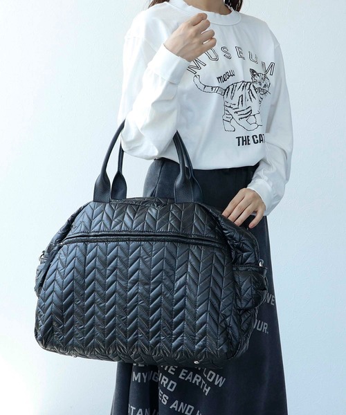 aaa♡　シェイプボストンバッグ (CE-1334) ブラック GENERAL IDEA] UNISEX フェイクレザー ボストンバッグ [BLACK] (韓国