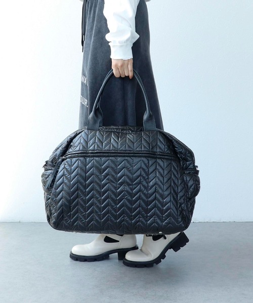 Cepica（セピカ）の「牛革×キルトBIGボストンバッグ（ボストンバッグ・レディース・シルバー/ブラック・FREE）」の18枚目の写真
