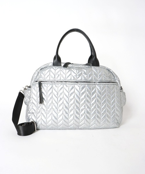 Cepica（セピカ）の「牛革×キルトBIGボストンバッグ（ボストンバッグ・レディース・シルバー/ブラック・FREE）」の21枚目の写真
