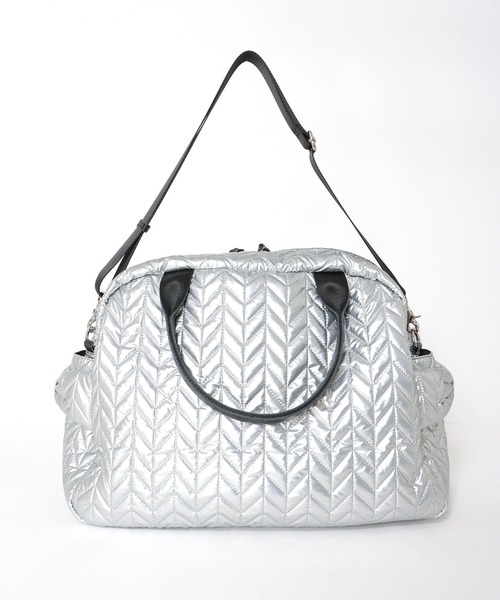 Cepica（セピカ）の「牛革×キルトBIGボストンバッグ（ボストンバッグ・レディース・シルバー/ブラック・FREE）」の22枚目の写真