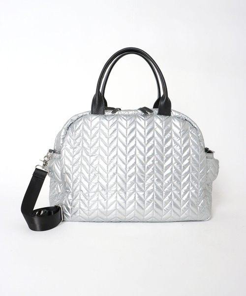 Cepica（セピカ）の「牛革×キルトBIGボストンバッグ（ボストンバッグ・レディース・シルバー/ブラック・FREE）」の19枚目の写真