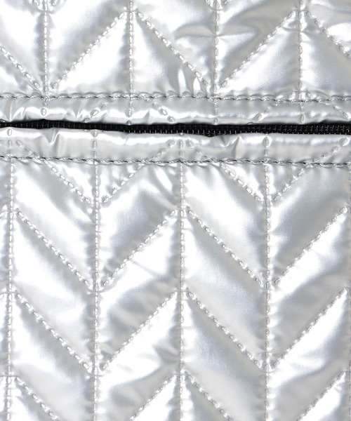 Cepica（セピカ）の「牛革×キルトBIGボストンバッグ（ボストンバッグ・レディース・シルバー/ブラック・FREE）」の7枚目の写真