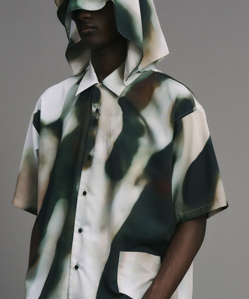 トップス BLUR PATTERN LYOCELL SS SHIRT BLUR PATTERN SS SHIRT（シャツ/ブラウス）｜bal（バル）の