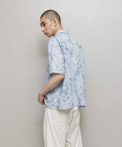 トップス BLUR PATTERN LYOCELL SS SHIRT セール】BLUR PATTERN SS SHIRT（シャツ/ブラウス）｜bal（バル）の