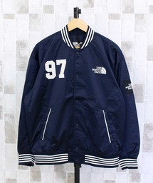 ZOZO完売 ノースフェイス　ボンバージャケット　スタジャン　ネイビー　S ☆新品☆ザノースフェイス スタジャン ボンバージャケット【XL