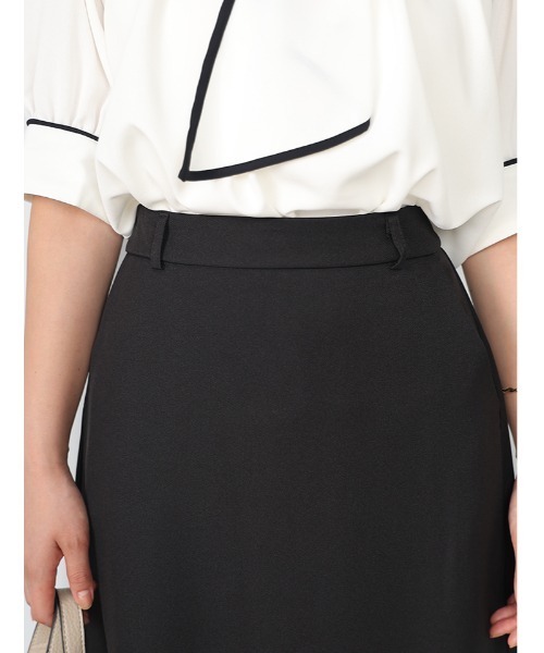 fifth（フィフス）の「【ベルト付き】ベーシックタイトロングスカート（スカート・レディース・ブラック/ベージュ・M）」の11枚目の写真