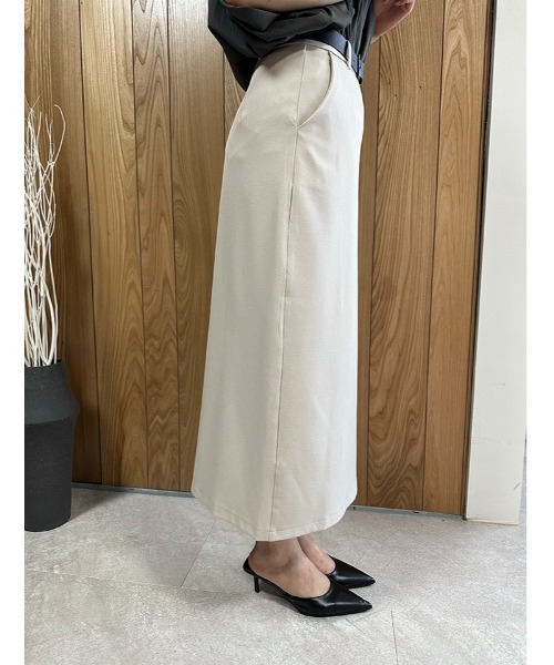 fifth（フィフス）の「【ベルト付き】ベーシックタイトロングスカート（スカート・レディース・ブラック/ベージュ・M）」の15枚目の写真