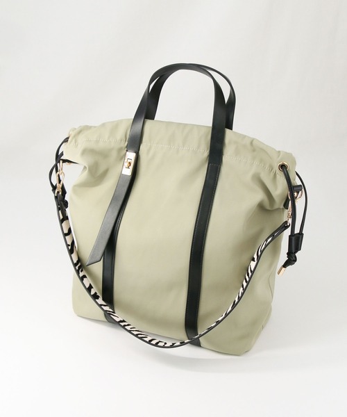 Gready Brilliant（グレディブリリアン）の「ハラコショルダートート（トートバッグ・レディース・ライトベージュ/ブラック・FREE）」の18枚目の写真