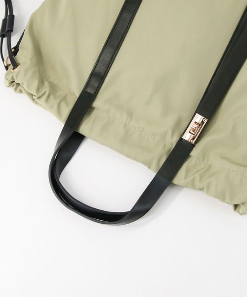 Gready Brilliant（グレディブリリアン）の「ハラコショルダートート（トートバッグ・レディース・ライトベージュ/ブラック・FREE）」の8枚目の写真