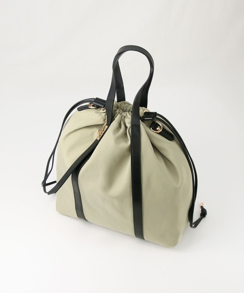 Gready Brilliant（グレディブリリアン）の「ハラコショルダートート（トートバッグ・レディース・ライトベージュ/ブラック・FREE）」の11枚目の写真