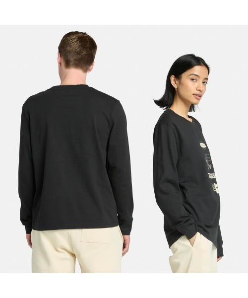 Timberland(ティンバーランド)の「長袖 "Made For Working" グラフィック Tシャツ メンズ(Tシャツ/カットソー・メンズ・ブラック・LARGE/MEDIUM/X-LARGE)」の3枚目の写真
