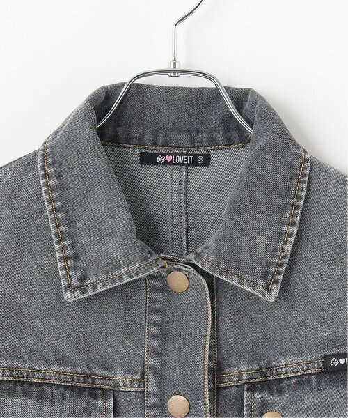 by LOVEiT（バイラビット）の「デニムジャケット（デニムジャケット・キッズ・ブルー/グレー・140cm/160cm/120cm/130cm/150cm）」の5枚目の写真