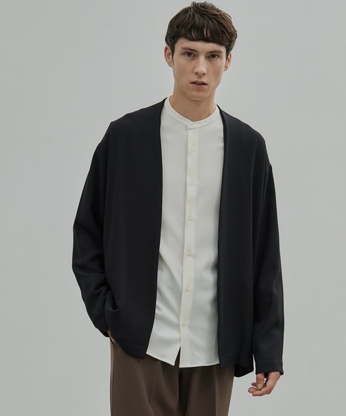 UNITED TOKYO（ユナイテッドトウキョウ）の「【FINAL SALE】Dry Air カーディガン　SETUP可｜軽量性｜伸縮性｜オフィスカジュアル｜ビジネス｜通勤（カーディガン/ボレロ・メンズ・ブラック/ダークグレー/ダークブラウン/オリーブ・1/3/2）」の11枚目の写真