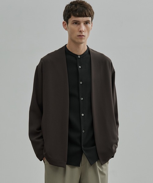 UNITED TOKYO（ユナイテッドトウキョウ）の「【FINAL SALE】Dry Air カーディガン　SETUP可｜軽量性｜伸縮性｜オフィスカジュアル｜ビジネス｜通勤（カーディガン/ボレロ・メンズ・ブラック/ダークグレー/ダークブラウン/オリーブ・1/3/2）」の19枚目の写真