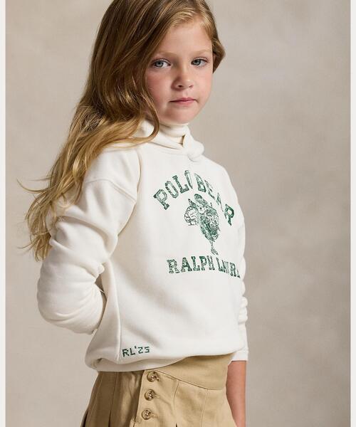 POLO RALPH LAUREN CHILDRENSWEAR(ポロ ラルフ ローレン チルドレンズウェア)の「Polo ベア フリース フーディ(パーカー・キッズ・ホワイト・3/6/4)」の7枚目の写真