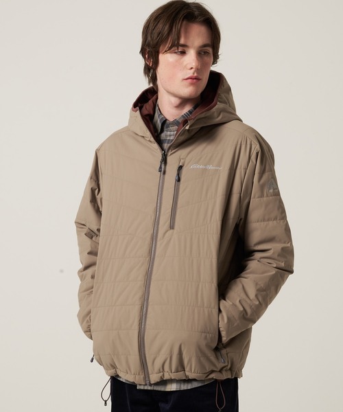Eddie Bauer（エディーバウアー）の「イグナイトライト ストレッチ リバーシブル フーディ（ブルゾン・メンズ・ブラック/ブルー/ライトベージュ・L/XXL/M/XL）」の2枚目の写真