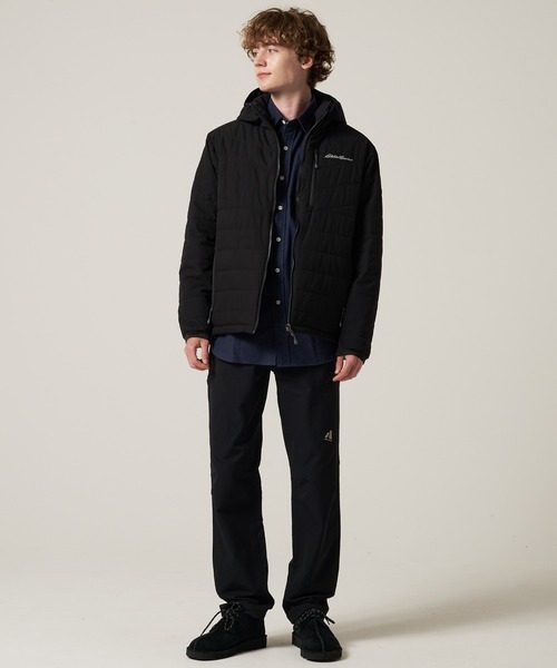 Eddie Bauer（エディーバウアー）の「イグナイトライト ストレッチ リバーシブル フーディ（ブルゾン・メンズ・ブラック/ブルー/ライトベージュ・L/XXL/M/XL）」の9枚目の写真