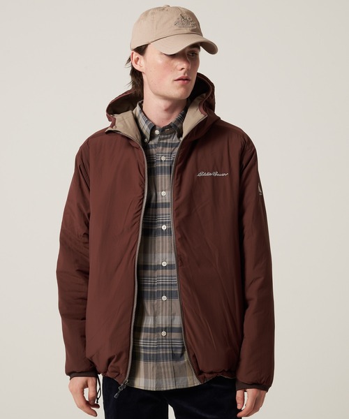 Eddie Bauer（エディーバウアー）の「イグナイトライト ストレッチ リバーシブル フーディ（ブルゾン・メンズ・ブラック/ブルー/ライトベージュ・L/XXL/M/XL）」の16枚目の写真
