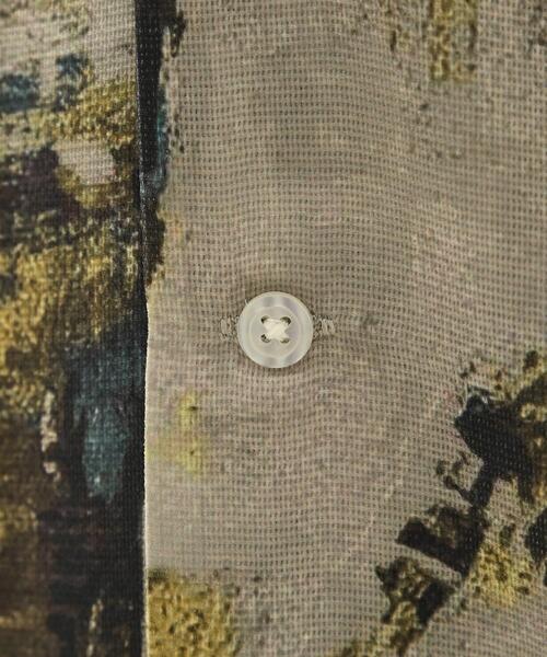 THE SHOP TK （ザ ショップ ティーケー ）の「アートプリントメッシュ半袖シャツ　【洗濯機OK】（シャツ/ブラウス・メンズ・ライトグレー系3/ベージュ系3・02/03/04）」の4枚目の写真