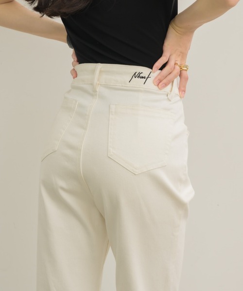 NEUNA（ヌナ）の「【NEUNA ORIGINAL】フレアデニム（デニムパンツ・レディース・ホワイト/ライトブルー・SMALL/MEDIUM/LARGE）」の2枚目の写真