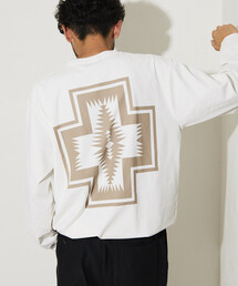 PENDLETON(ペンドルトン)のPENDLETON/ペンドルトン 別注 バックプリント スピンドルロンT/カルキュロ素材/吸汗速乾/軽量/ドライタッチ(Tシャツ/カットソー)