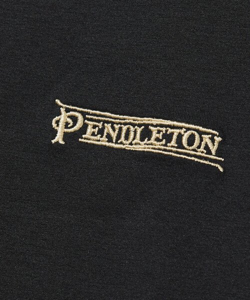 PENDLETON(ペンドルトン)の「PENDLETON/ペンドルトン 別注 バックプリント スピンドルロンT/カルキュロ素材/吸汗速乾/軽量/ドライタッチ(Tシャツ/カットソー・メンズ・オフホワイト/オリーブ/ブラック・LARGE/MEDIUM)」の6枚目の写真