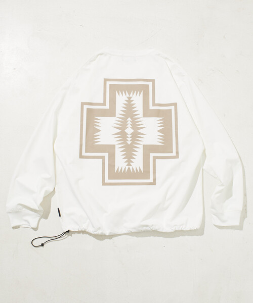 PENDLETON(ペンドルトン)の「PENDLETON/ペンドルトン 別注 バックプリント スピンドルロンT/カルキュロ素材/吸汗速乾/軽量/ドライタッチ(Tシャツ/カットソー・メンズ・オフホワイト/オリーブ/ブラック・LARGE/MEDIUM)」の16枚目の写真