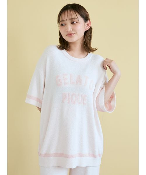 セール】スムーズィートリム半袖プルオーバー（ルームウェア/パジャマ