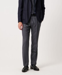 サージ テーパード 1プリーツ スラックス